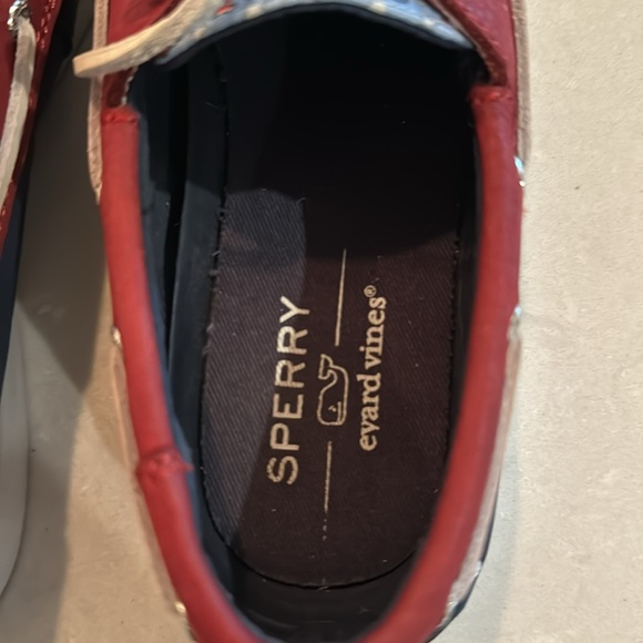 SPERRY x Vineyard Vines Boat Shoes Size 3.5M - Picture 7 of 10